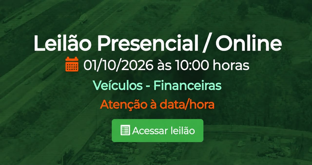 LEILÃO DE RECUPERADOS POR FINANCIAMENTO